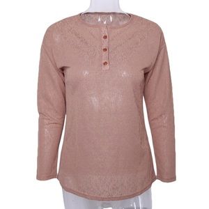 GET IT BEFORE GOODWILL DOES!! Light brown long sleeve button up shirt